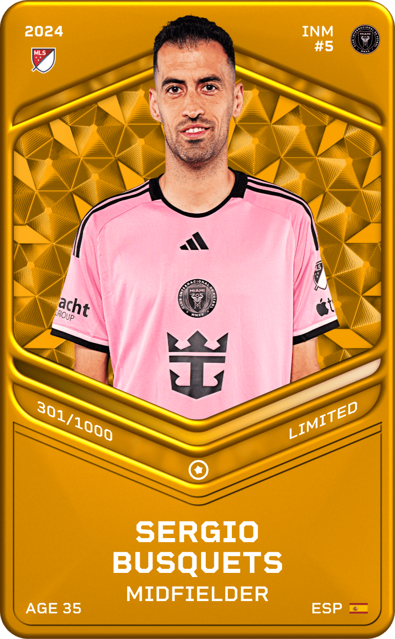 Sergio Busquets 2024-25 • Limited 301/1000