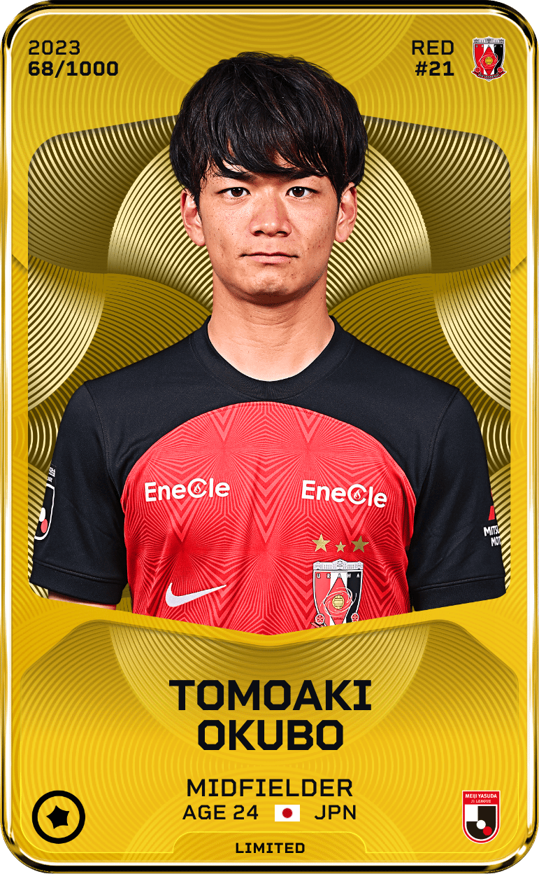Tomoaki Okubo 2023-24 • Limited 68/1000