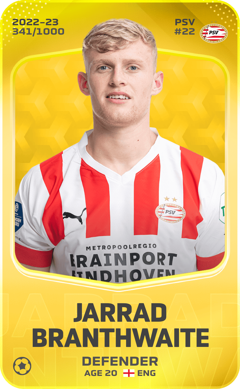 Jarrad Branthwaite 2022-23 • Limited 341/1000