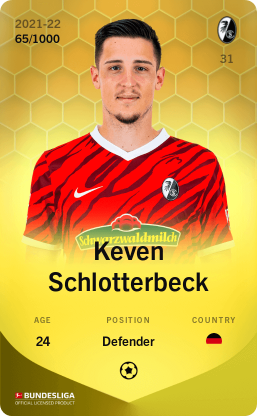 Keven Schlotterbeck 2021-22 • Limited 65/1000