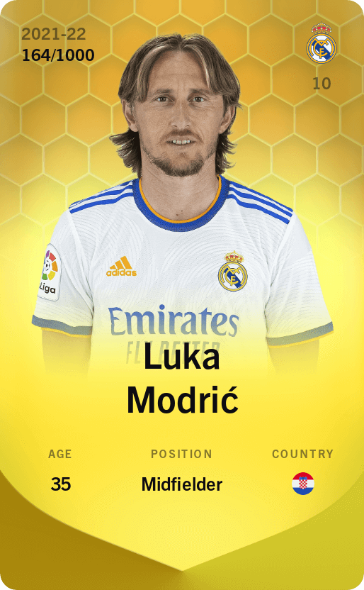 Luka Modrić 2021-22 • Limited 164/1000