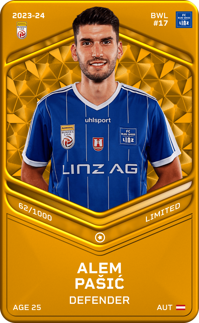 Alem Pašić 2023-24 • Limited 62/1000