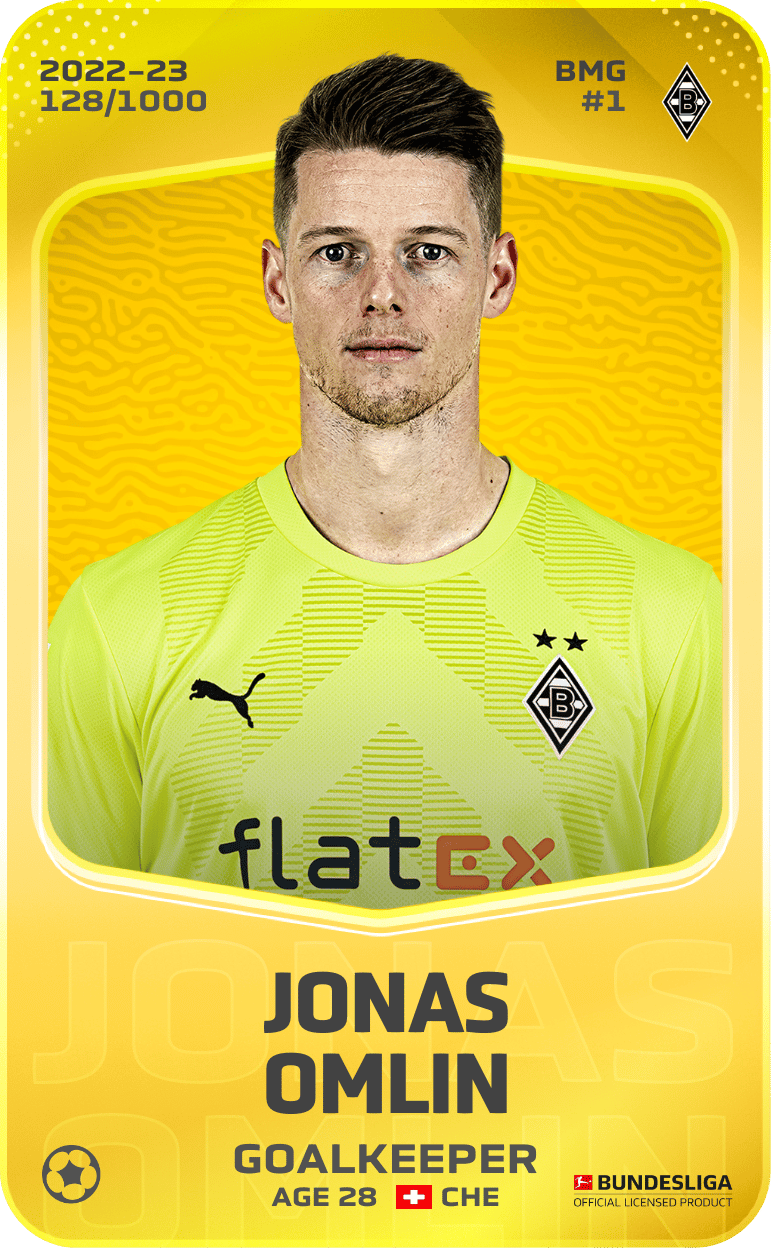 Jonas Omlin 2022-23 • Limited 128/1000