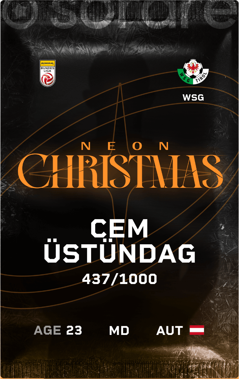 Cem Üstündag 2024-25 • Limited 437/1000