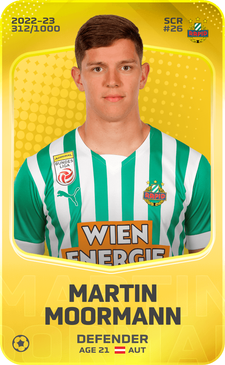 Martin Moormann 2022-23 • Limited 312/1000