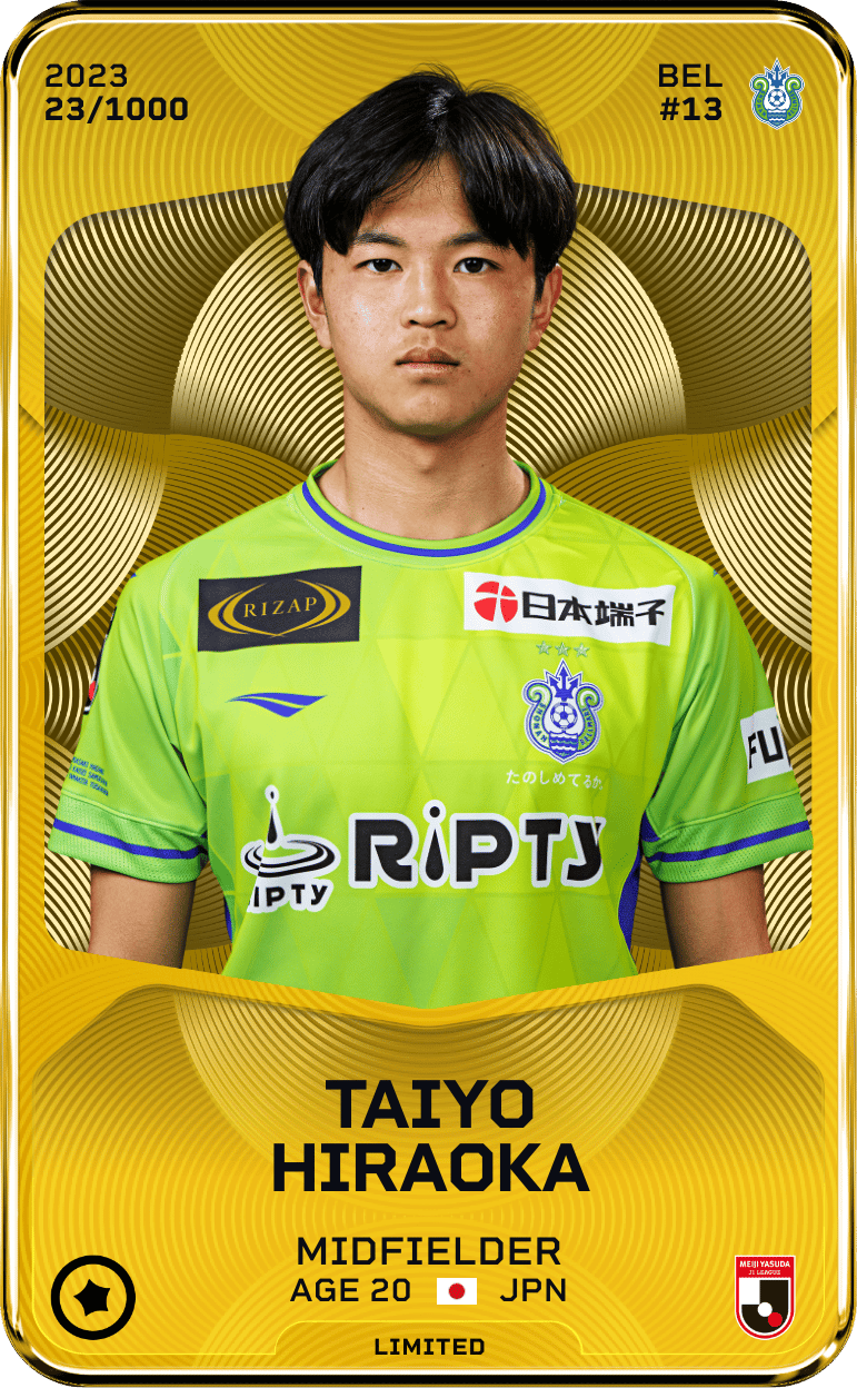 Taiyo Hiraoka 2023-24 • Limited 23/1000
