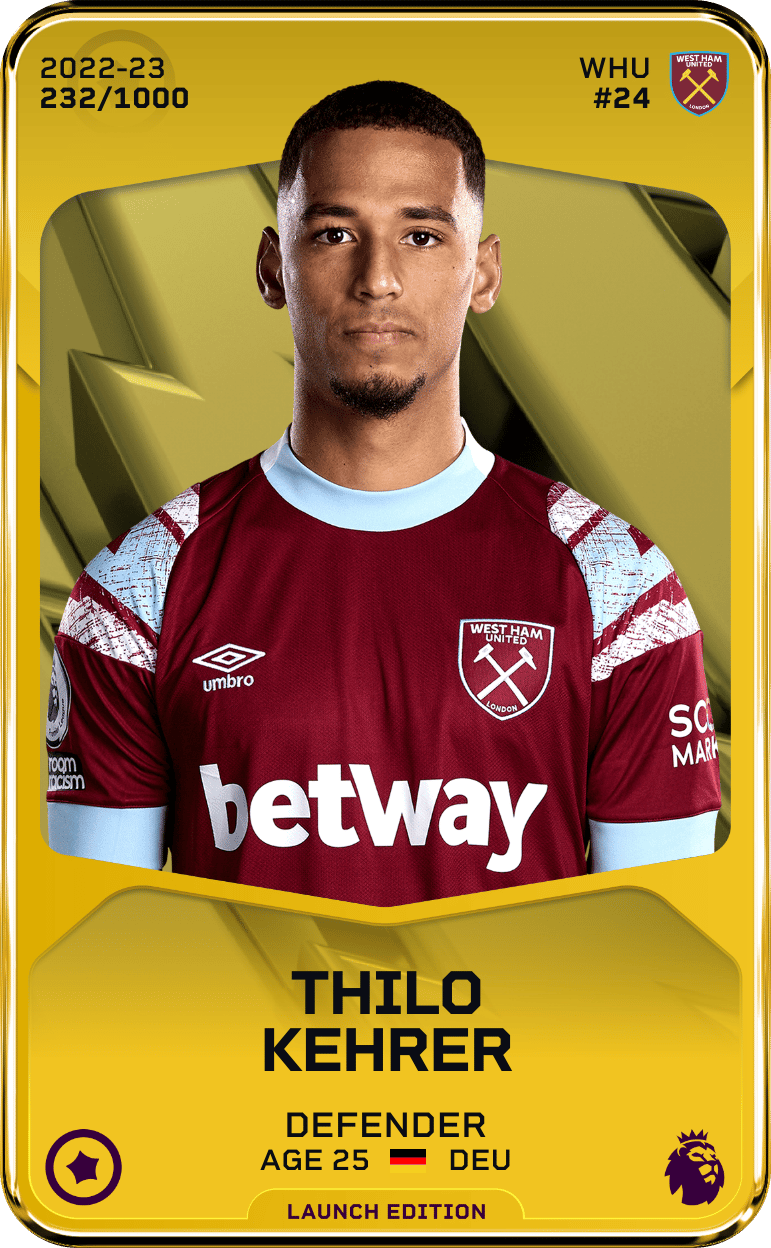 Thilo Kehrer 2022-23 • Limited 232/1000
