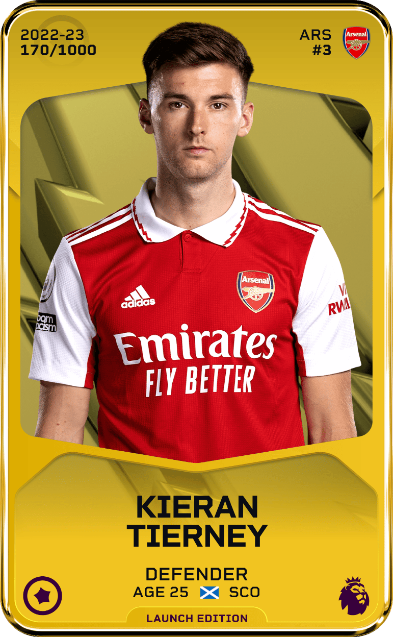 Kieran Tierney 2022-23 • Limited 170/1000
