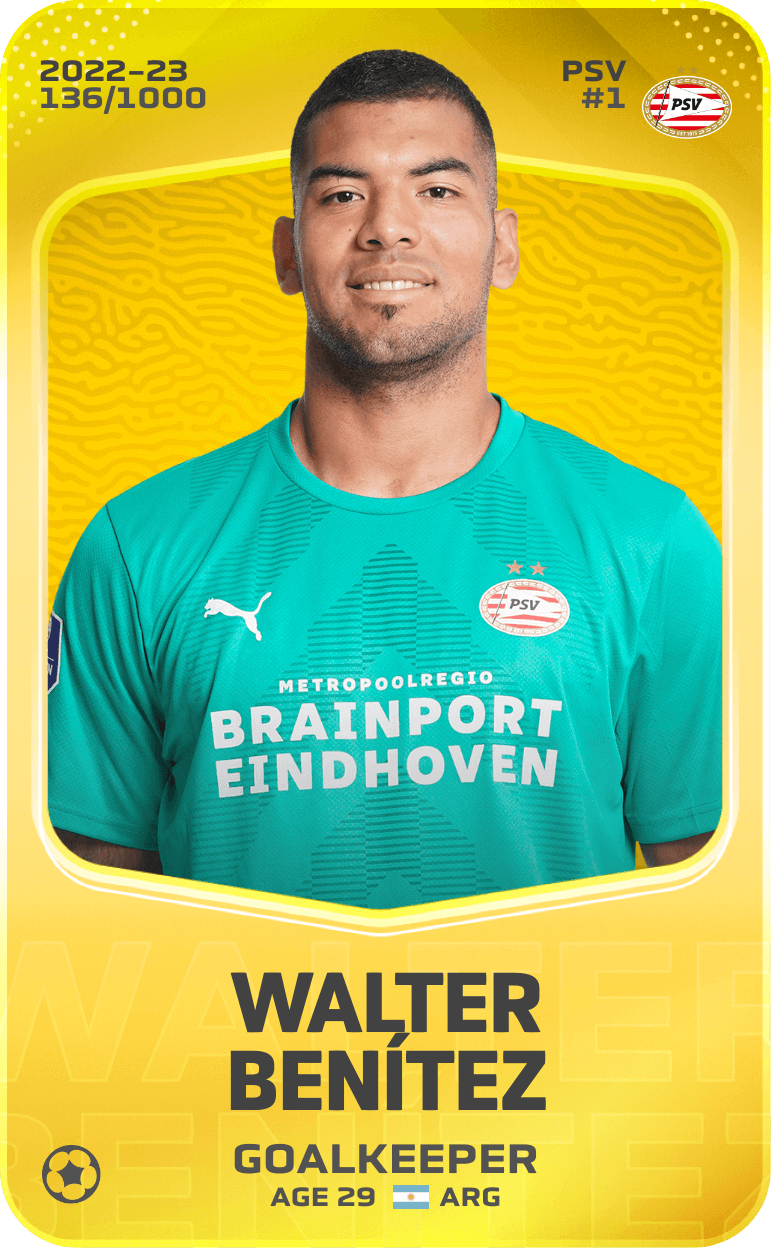 Walter Benítez 2022-23 • Limited 136/1000