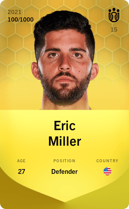 Eric Miller 2021-22 • Limited 100/1000