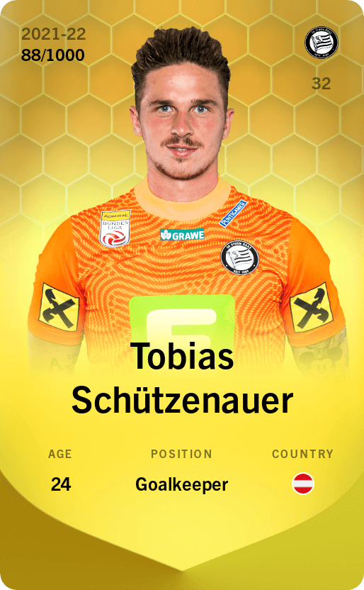 Tobias Schützenauer 2021-22 • Limited 88/1000