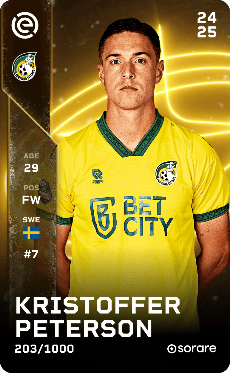Kristoffer Peterson 2024-25 • Limited 203/1000