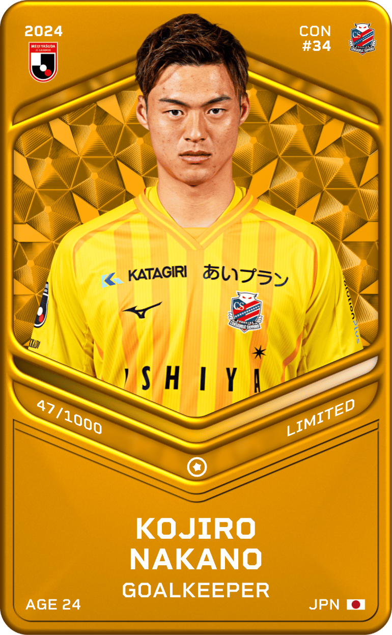 Kojiro Nakano 2024-25 • Limited 47/1000