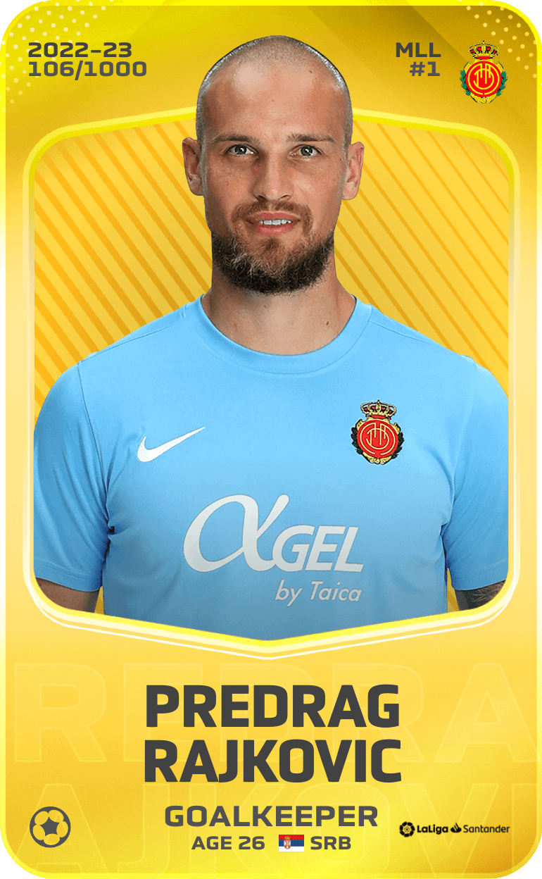 Predrag Rajkovic 2022-23 • Limited 106/1000