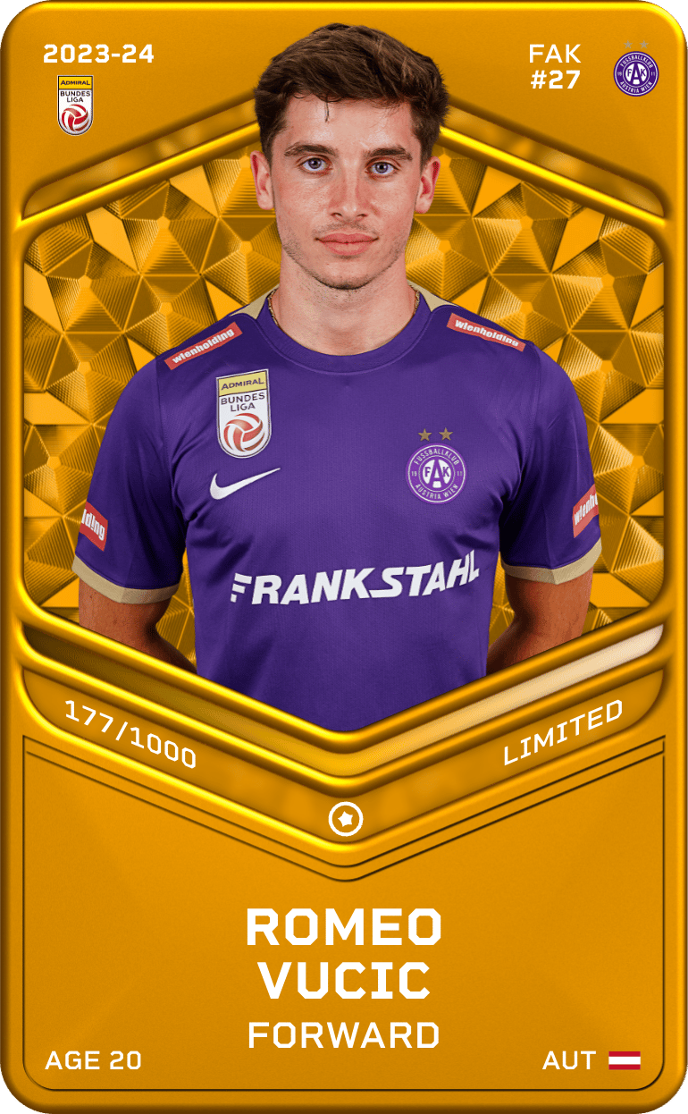 Romeo Vucic 2023-24 • Limited 177/1000