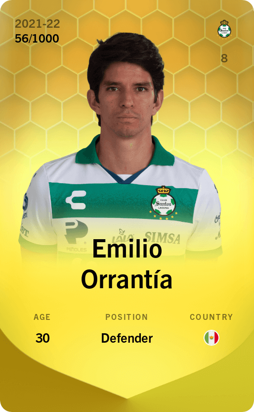 Emilio Orrantía 2021-22 • Limited 56/1000
