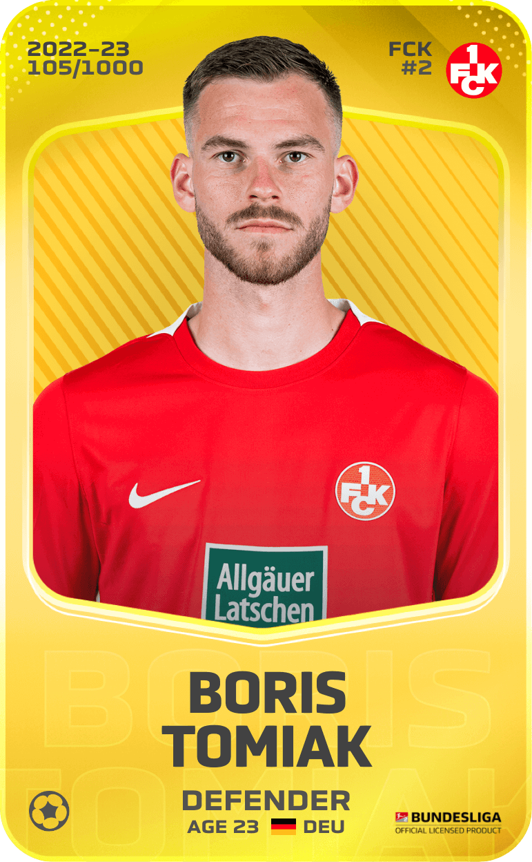 Boris Tomiak 2022-23 • Limited 105/1000
