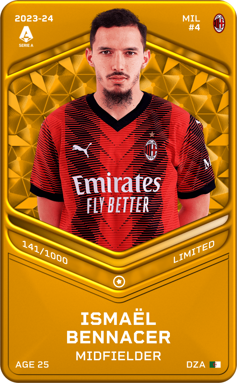 Ismaël Bennacer 2023-24 • Limited 141/1000