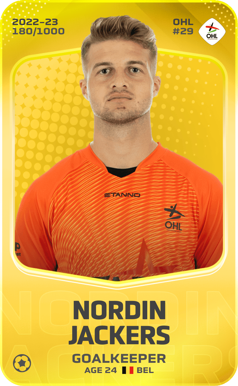 Nordin Jackers 2022-23 • Limited 180/1000