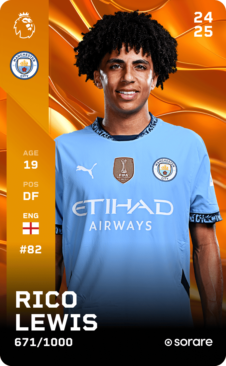 Rico Lewis 2024-25 • Limited 671/1000