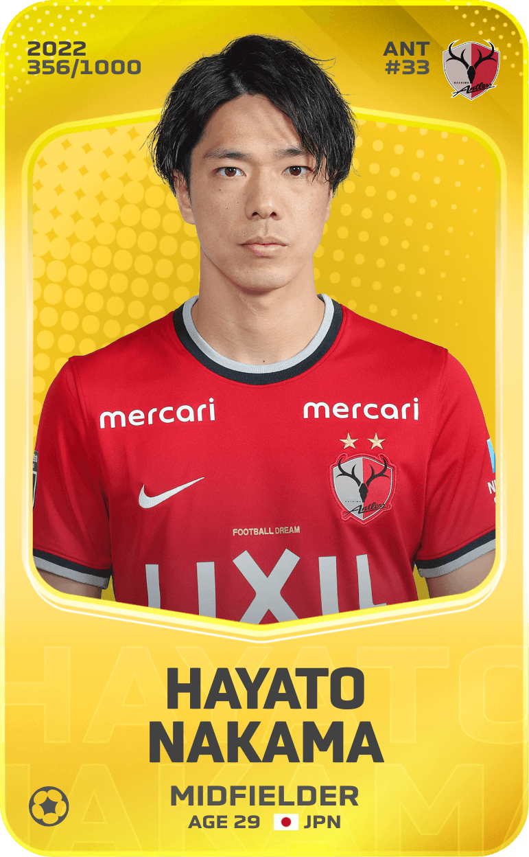 Hayato Nakama 2022-23 • Limited 356/1000