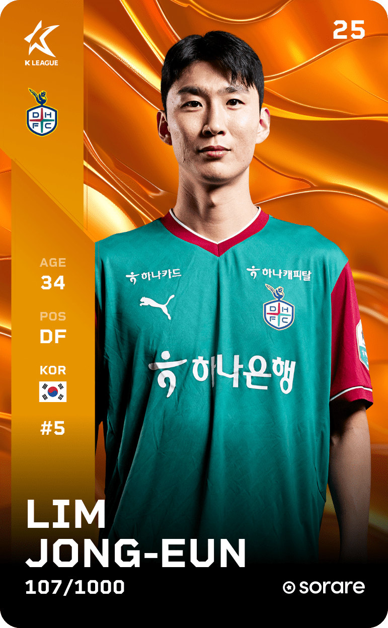 Lim Jong-Eun 2025-26 • Limited 107/1000