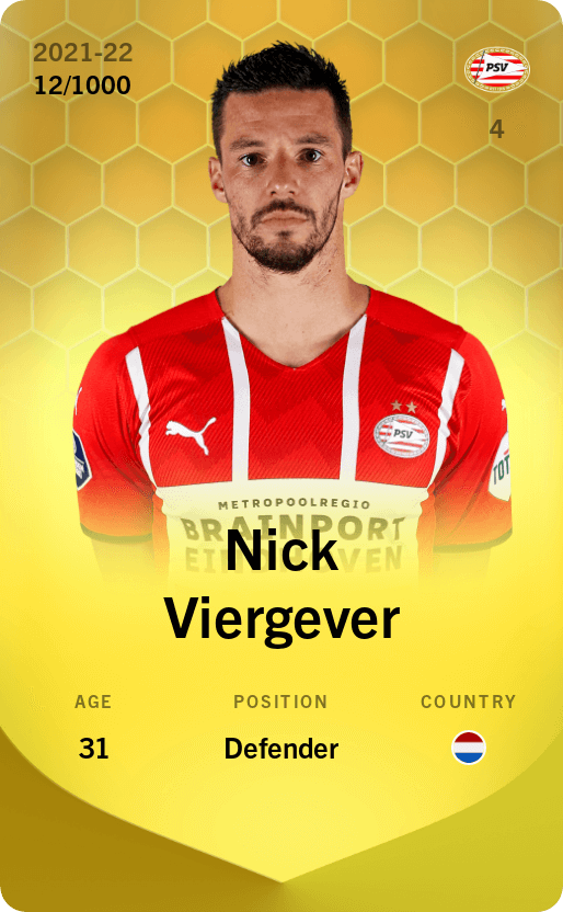 Nick Viergever 2021-22 • Limited 12/1000