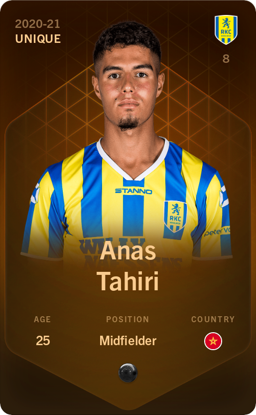 Sorare - Sorare Official - Anas Tahiri 2020-21 • Unique - NFT # 47698820456555639965641408132381041403184007370204947491949069078000403188716