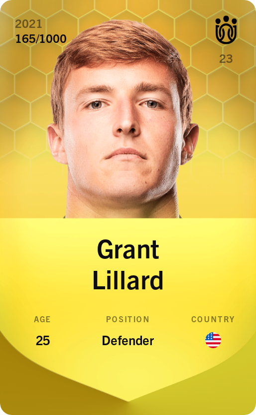 Sorare - Sorare Official - Grant Lillard 2021-22 • Limited 165/1000 - NFT # 67336636279956697434154840627218266212225843540796987967539275994163118213600