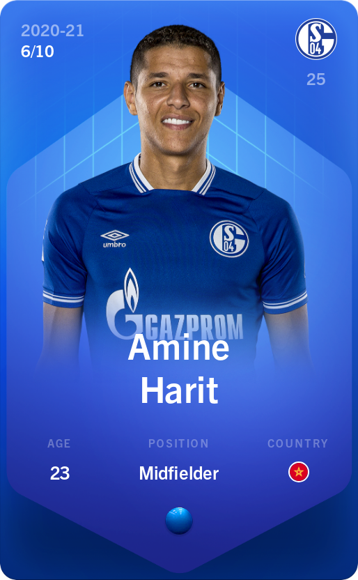 Sorare - Sorare Official - Amine Harit 2020-21 • Super Rare 6/10 - NFT # 3404776196728803618929490065438989983088519507038862419315973550716703362778