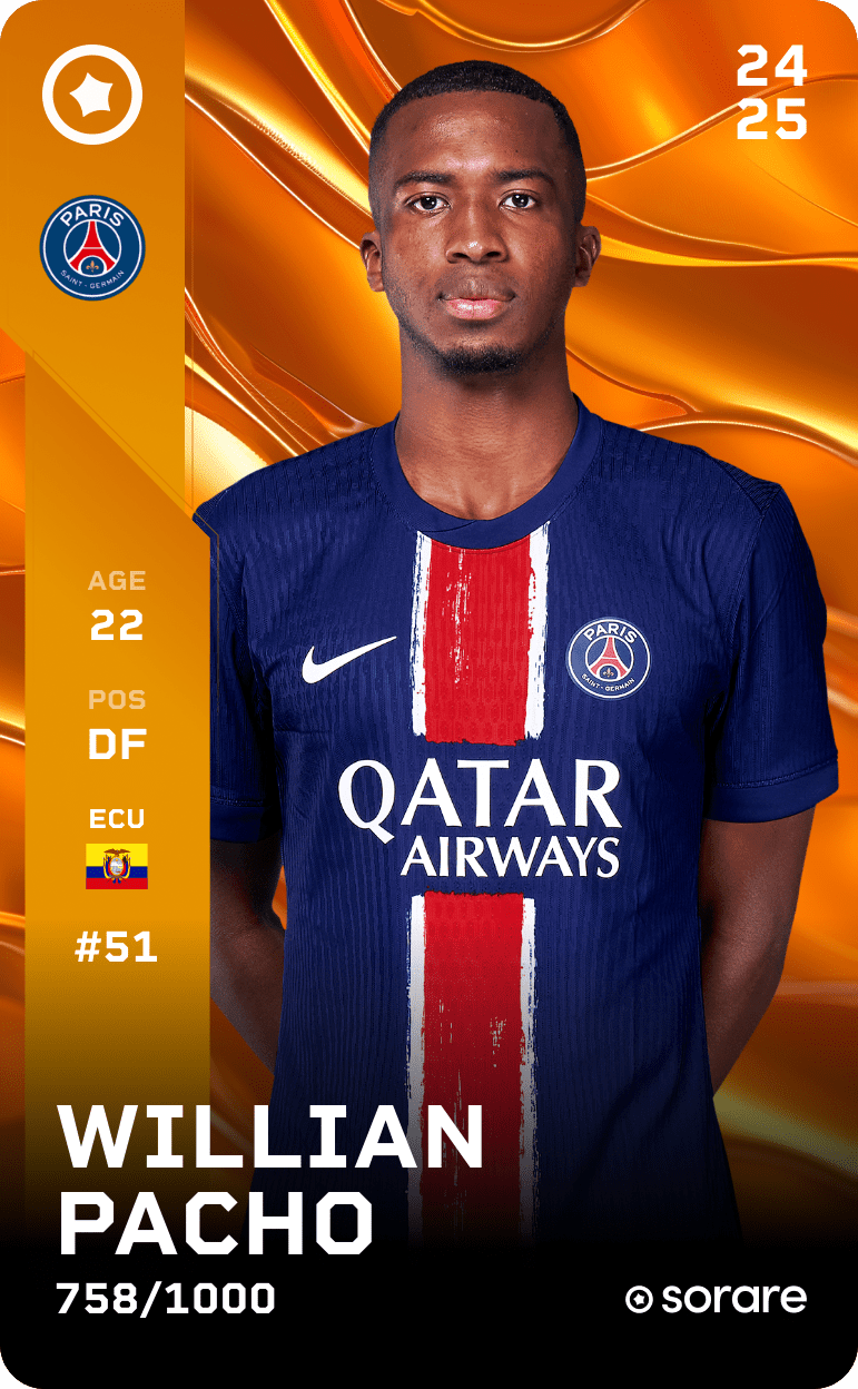 Willian Pacho 2024-25 • Limited 758/1000