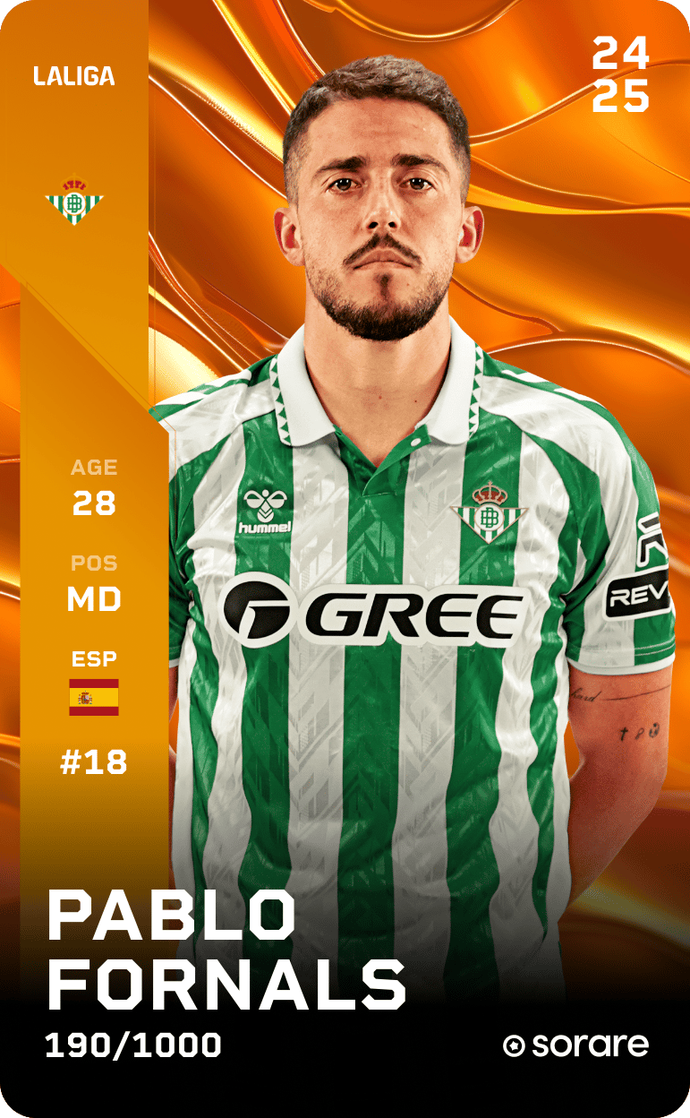 Pablo Fornals 2024-25 • Limited 190/1000
