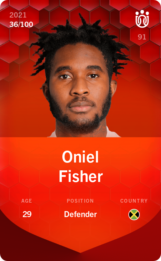 Sorare - Sorare Official - Oniel Fisher 2021-22 • Rare 36/100 - NFT # 56862547589430030234786539596855410605375570145228678005927654597885681276228