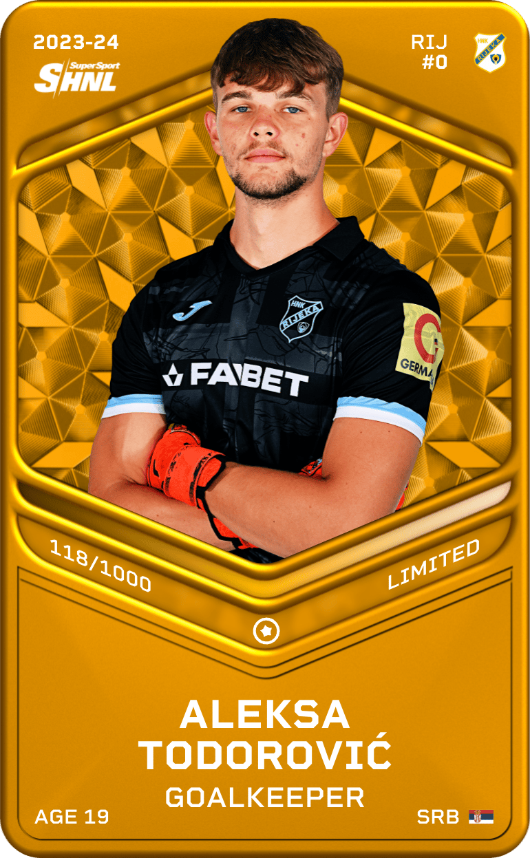 Aleksa Todorović 2023-24 • Limited 118/1000