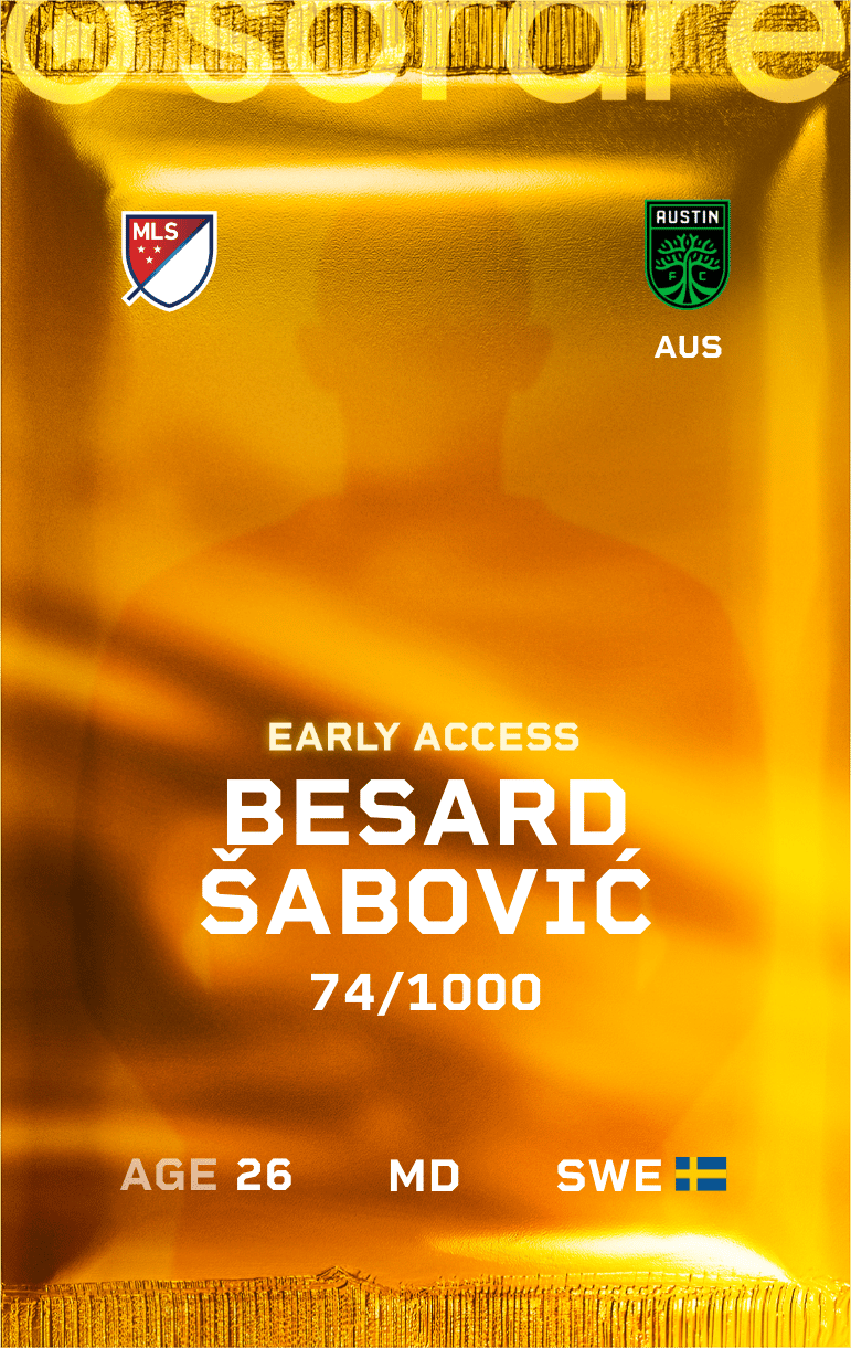 Besard Šabović 2025-26 • Limited 74/1000