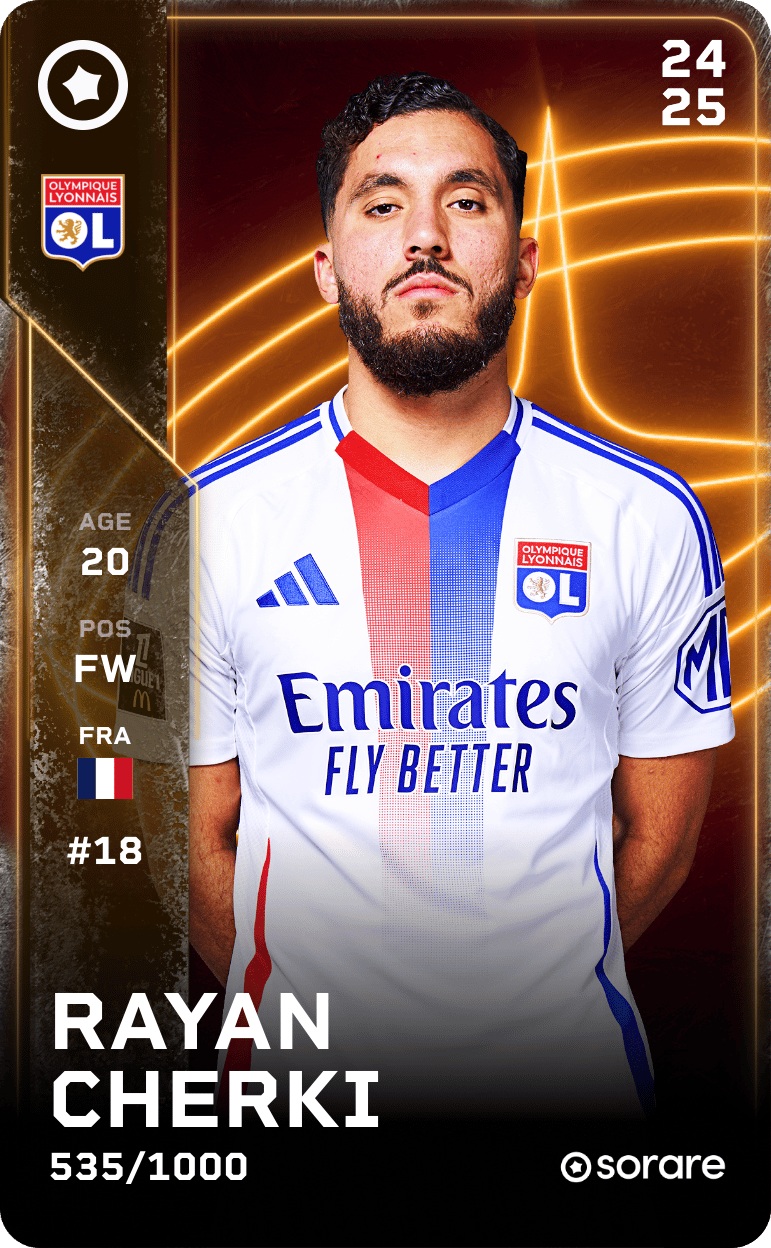Rayan Cherki 2024-25 • Limited 535/1000