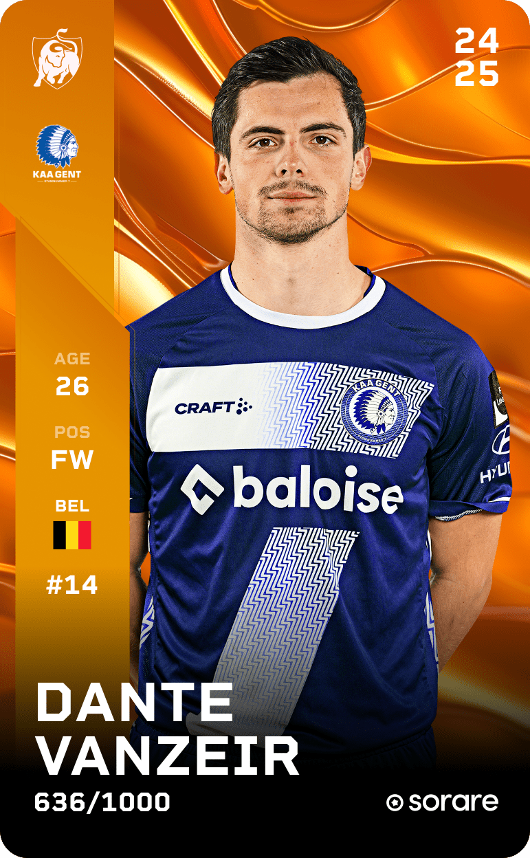 Dante Vanzeir 2024-25 • Limited 636/1000