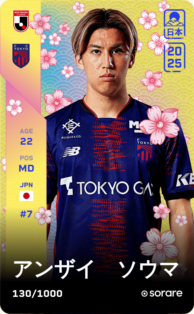 Soma Anzai 2025-26 • Limited 130/1000