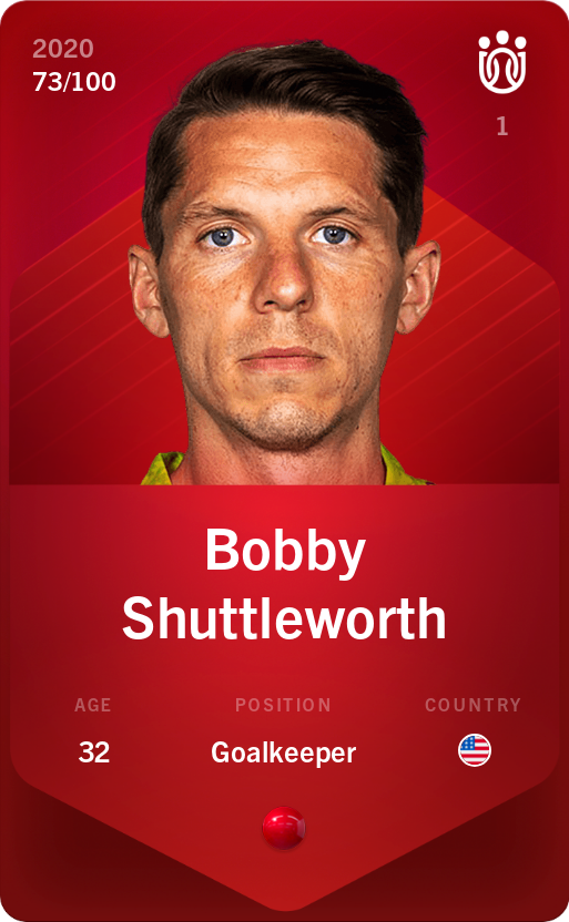 Sorare - Sorare Official - Bobby Shuttleworth 2020-21 • Rare 73/100 - NFT # 74015593206903028638080368129104977932971044006759911960567510724354474744194