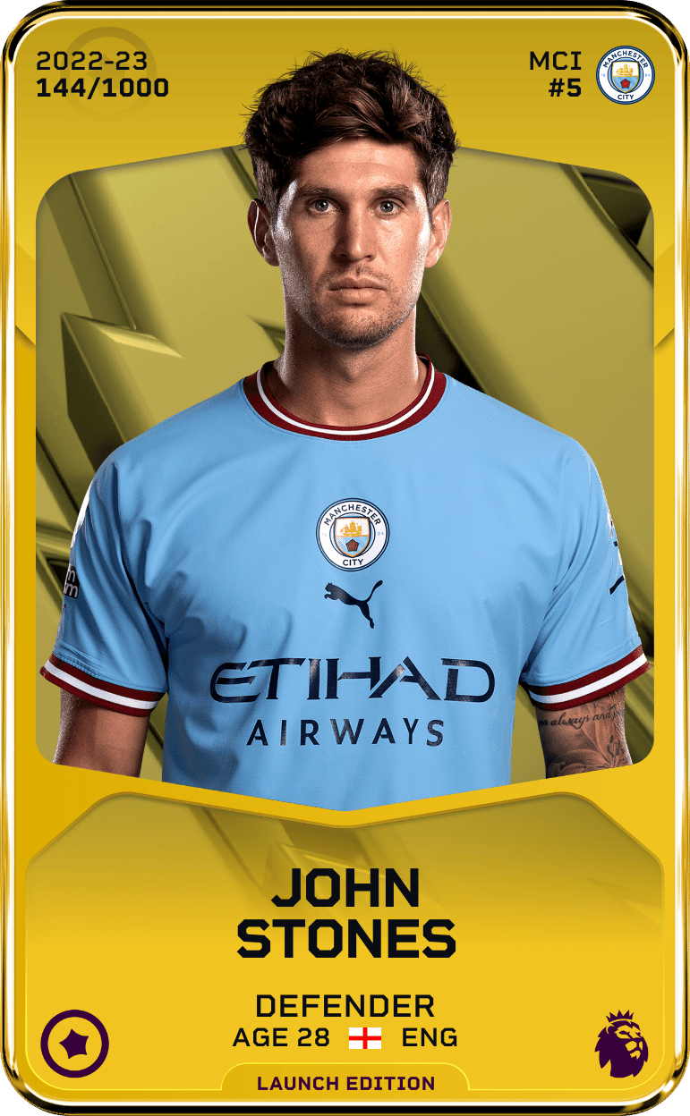 John Stones 2022-23 • Limited 144/1000