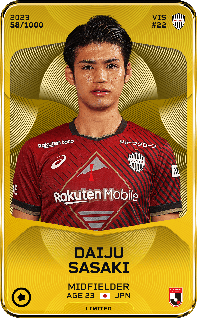 Daiju Sasaki 2023-24 • Limited 58/1000