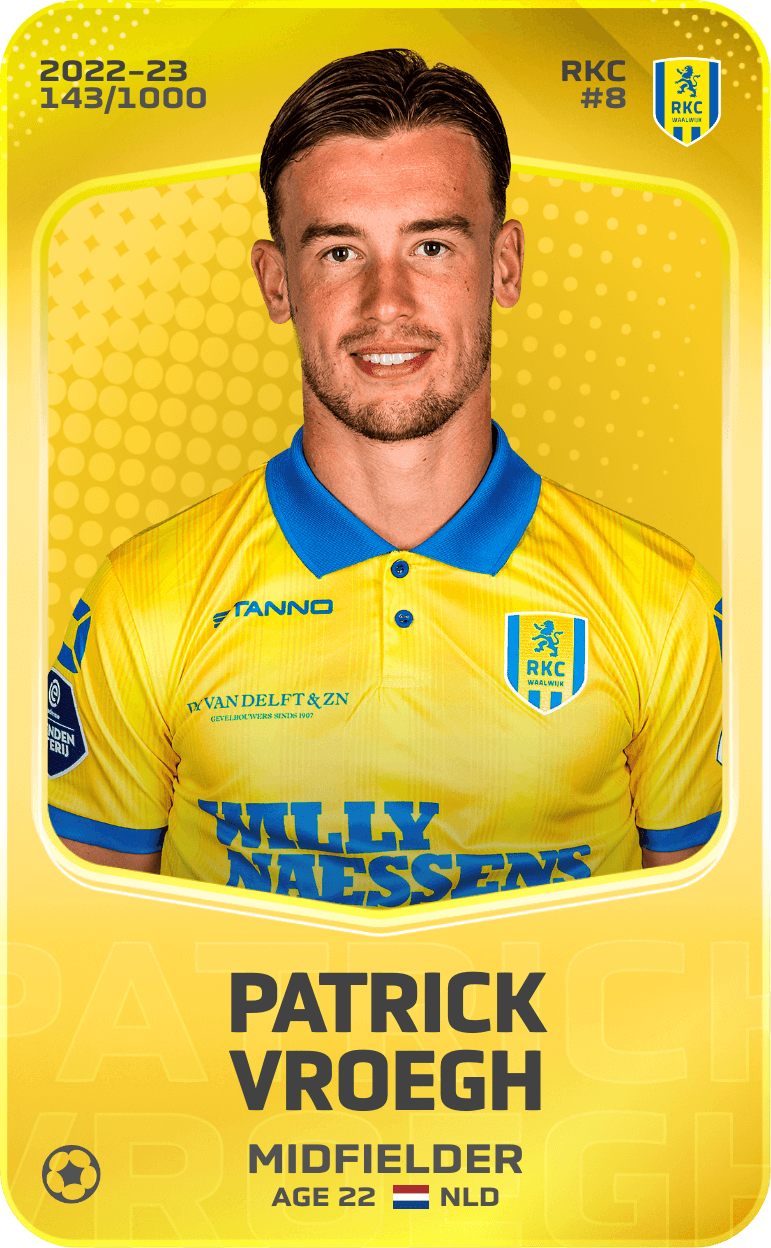 Patrick Vroegh 2022-23 • Limited 143/1000