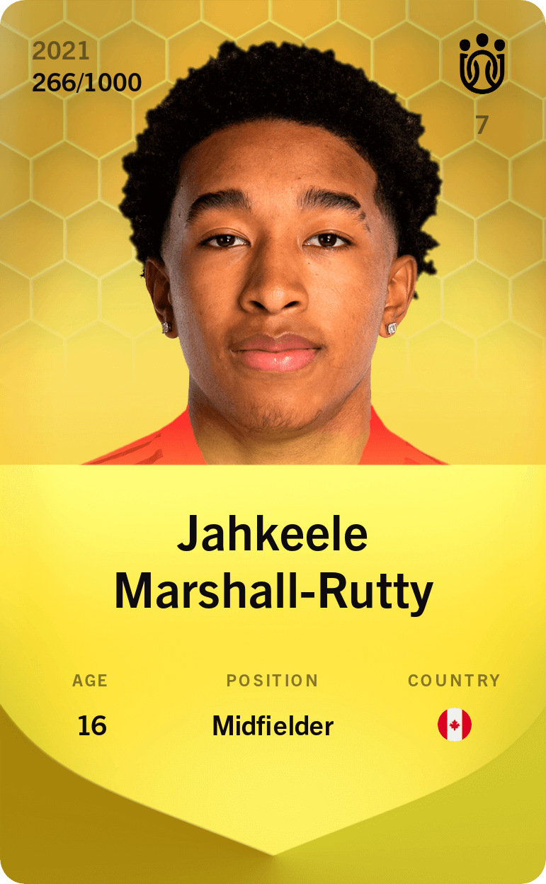 Jahkeele Marshall-Rutty 2021-22 • Limited 266/1000