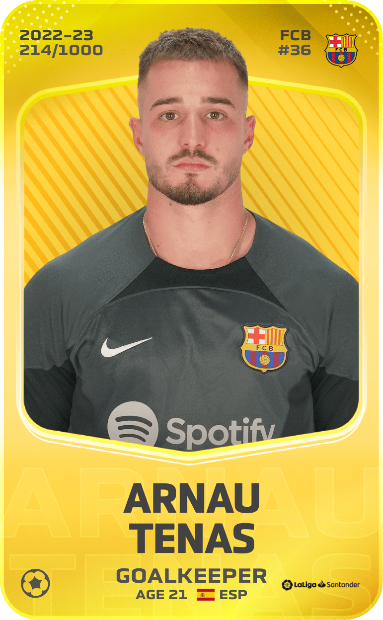 Arnau Tenas 2022-23 • Limited 214/1000