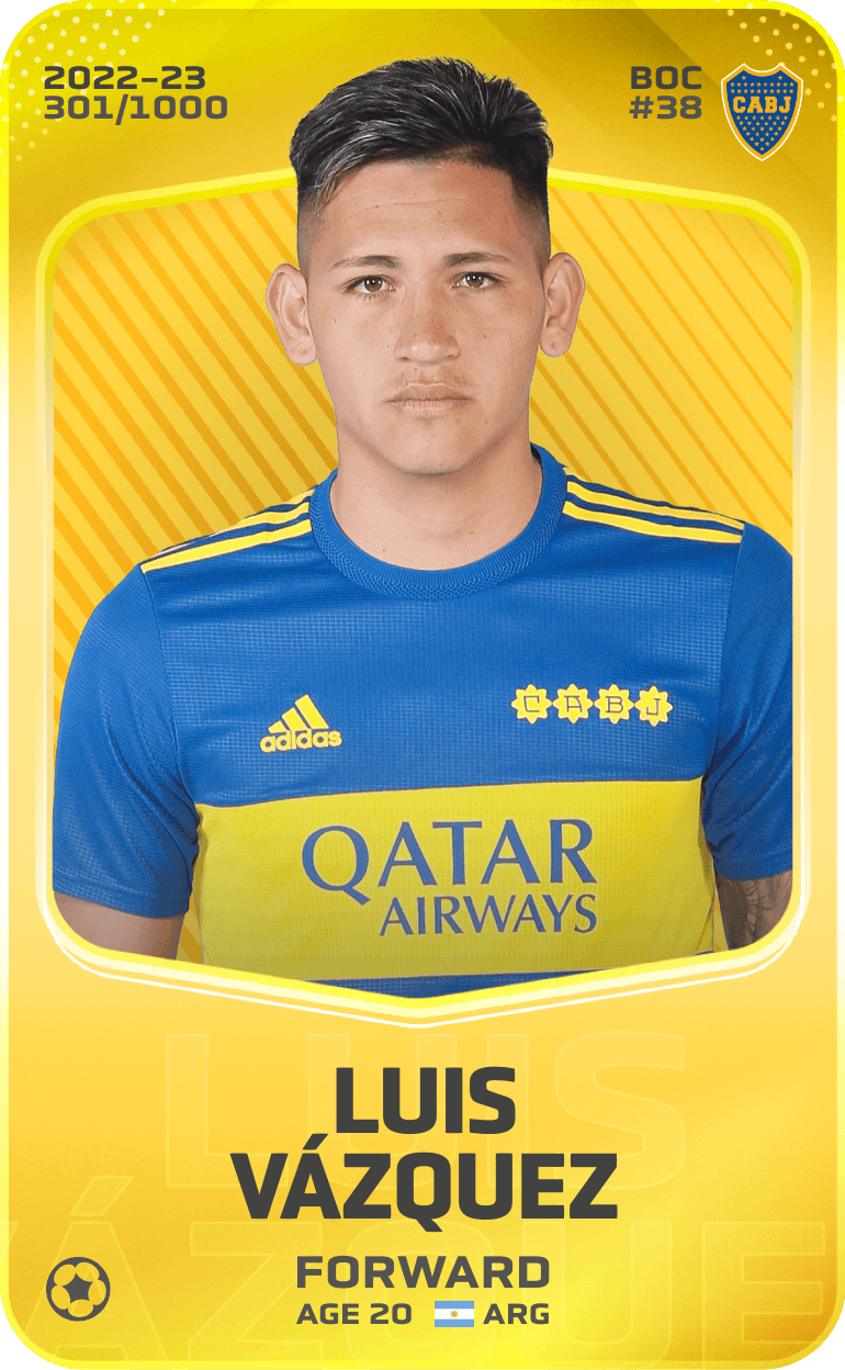 Luis Vázquez 2022-23 • Limited 301/1000