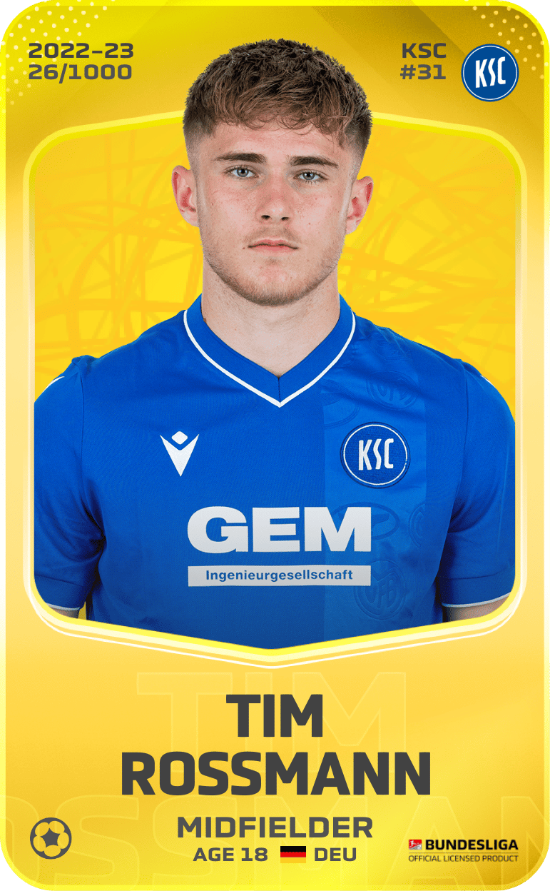 Tim Rossmann 2022-23 • Limited 26/1000