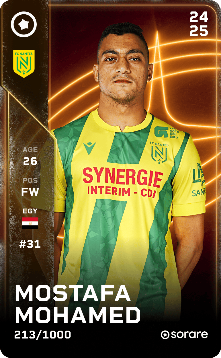 Mostafa Mohamed 2024-25 • Limited 213/1000