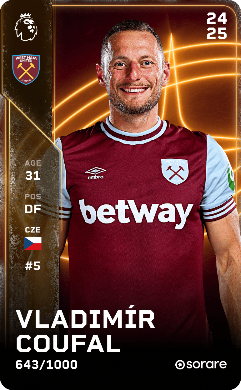 Vladimír Coufal 2024-25 • Limited 643/1000