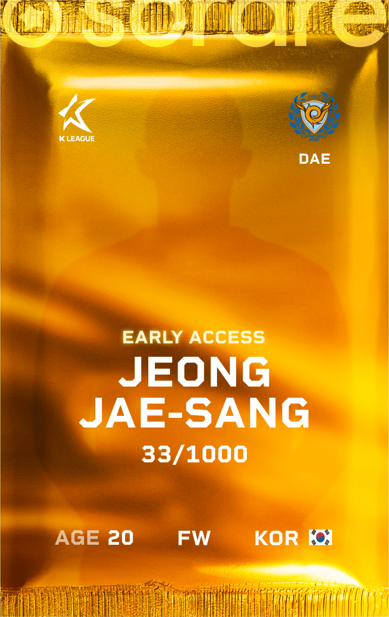 Jeong Jae-Sang 2025-26 • Limited 33/1000