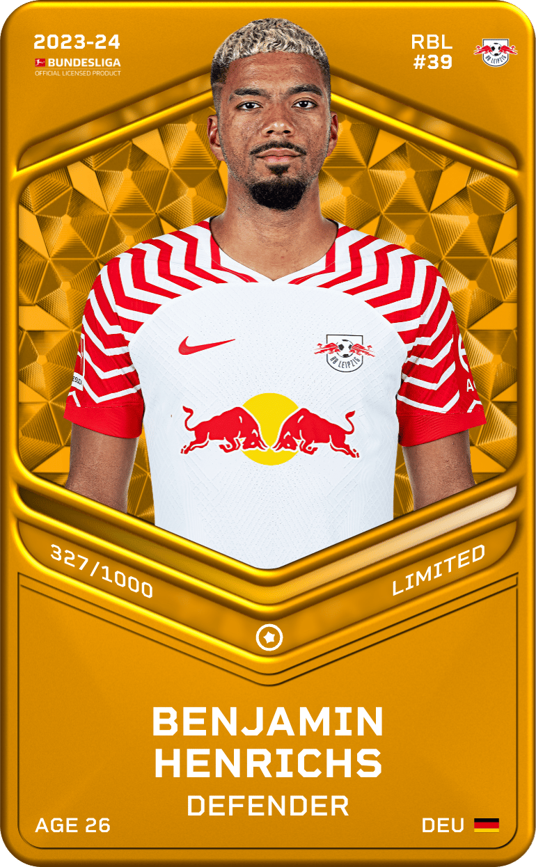 Benjamin Henrichs 2023-24 • Limited 327/1000